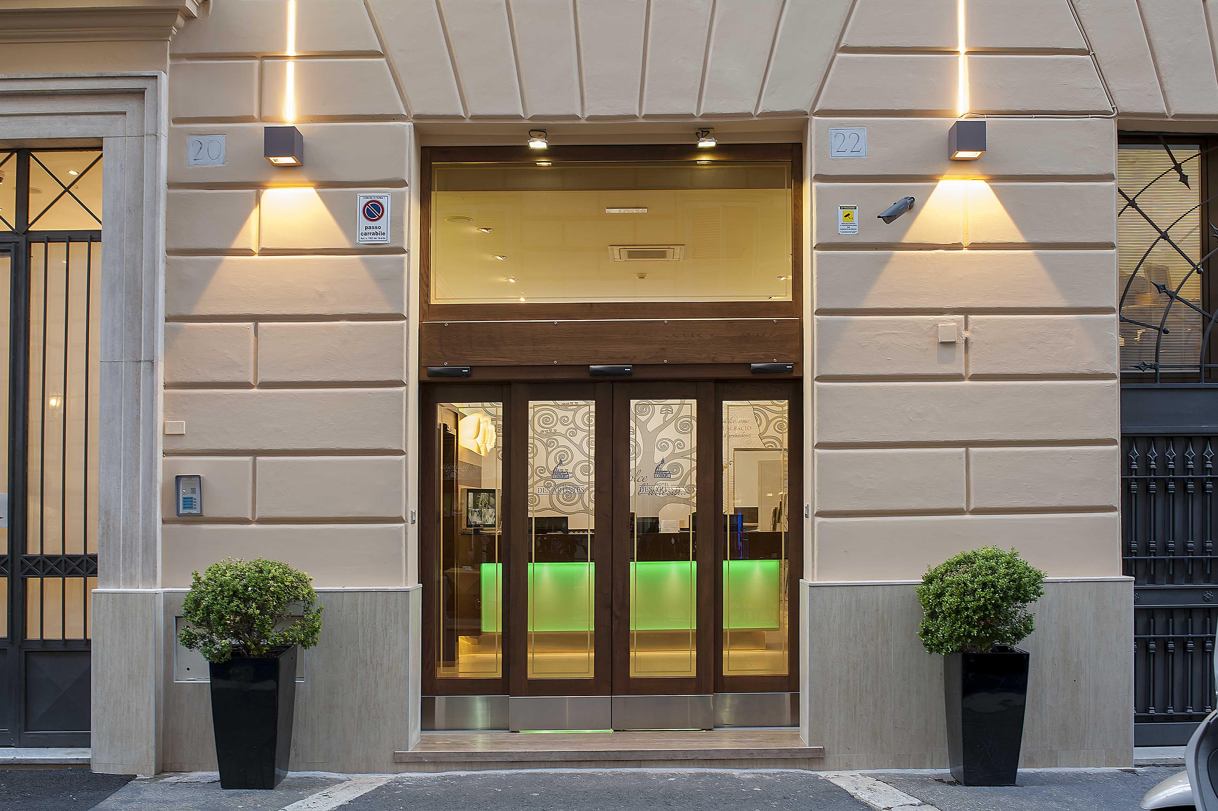 Hotel Des Artistes Roma Exterior foto